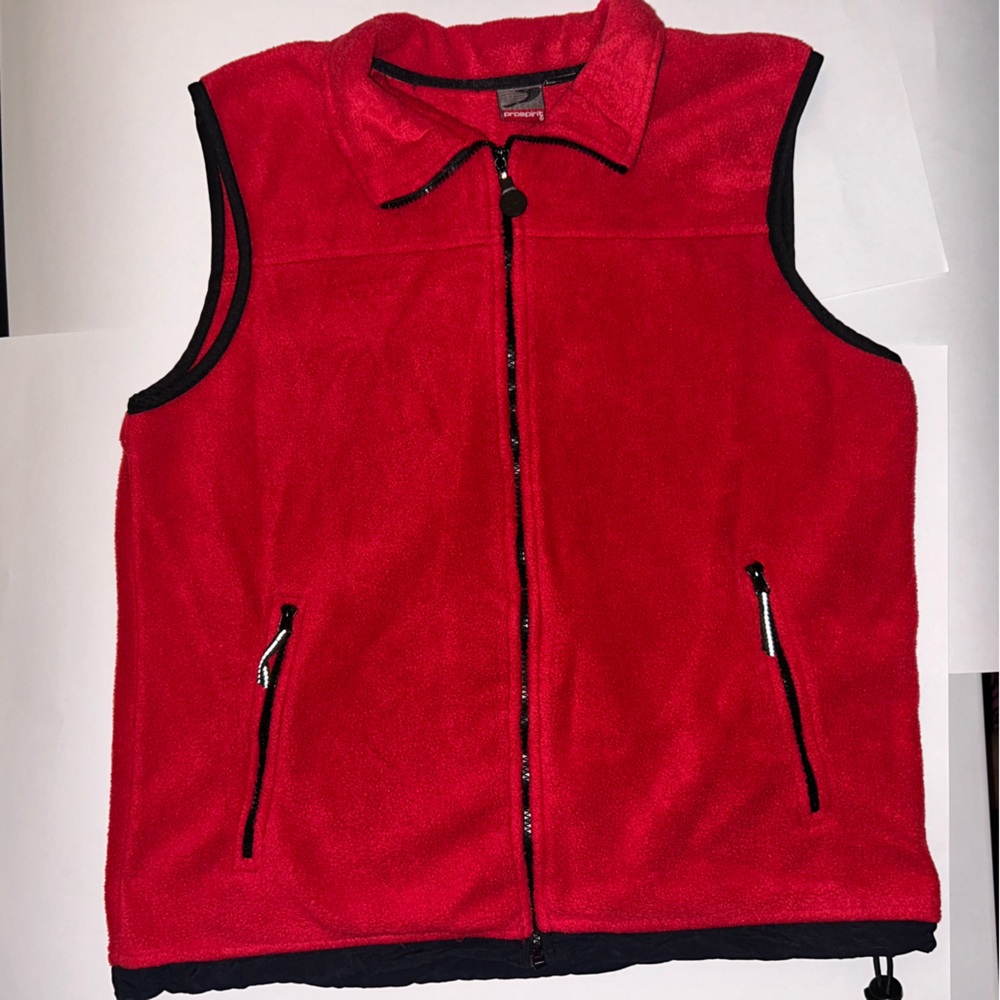 Prospirit Red Fleece Vest